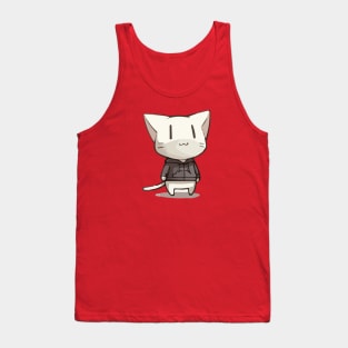 Happy cat Tank Top